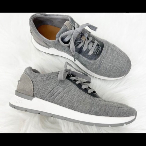 UGG Shoes - UGG Adaleen Charcoal Gray Casual Sneakers